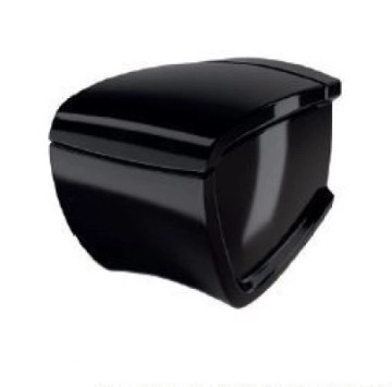 Стенна тоалетна чиния Hi Line HIW10 черен гланц